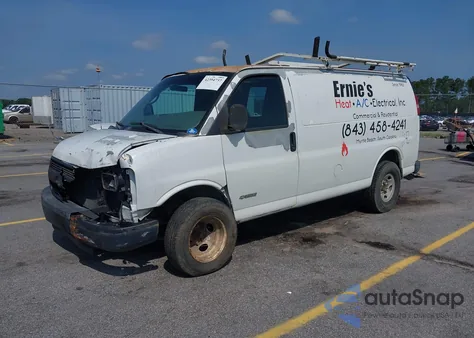 2006 Chevrolet Express G2500 z USA, uszkodzony, nr VIN 1GCGG25V561126013